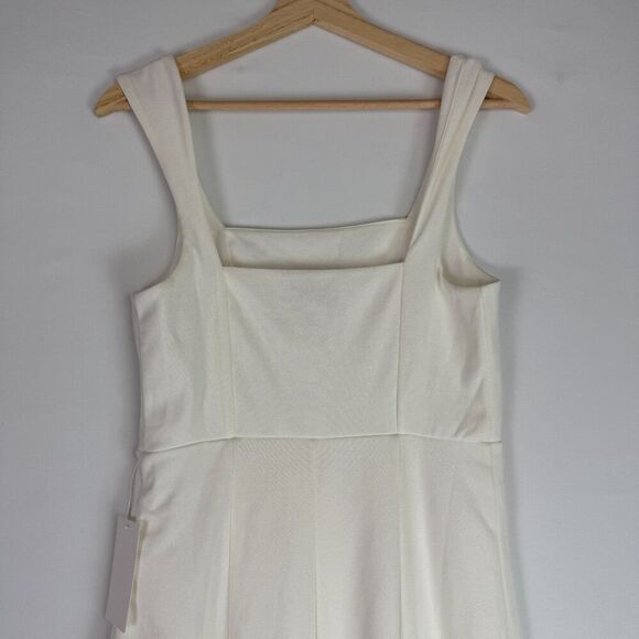 Show Me Your MuMu Paris Maxi Slit Gown White Stretch M - Picture 6 of 13